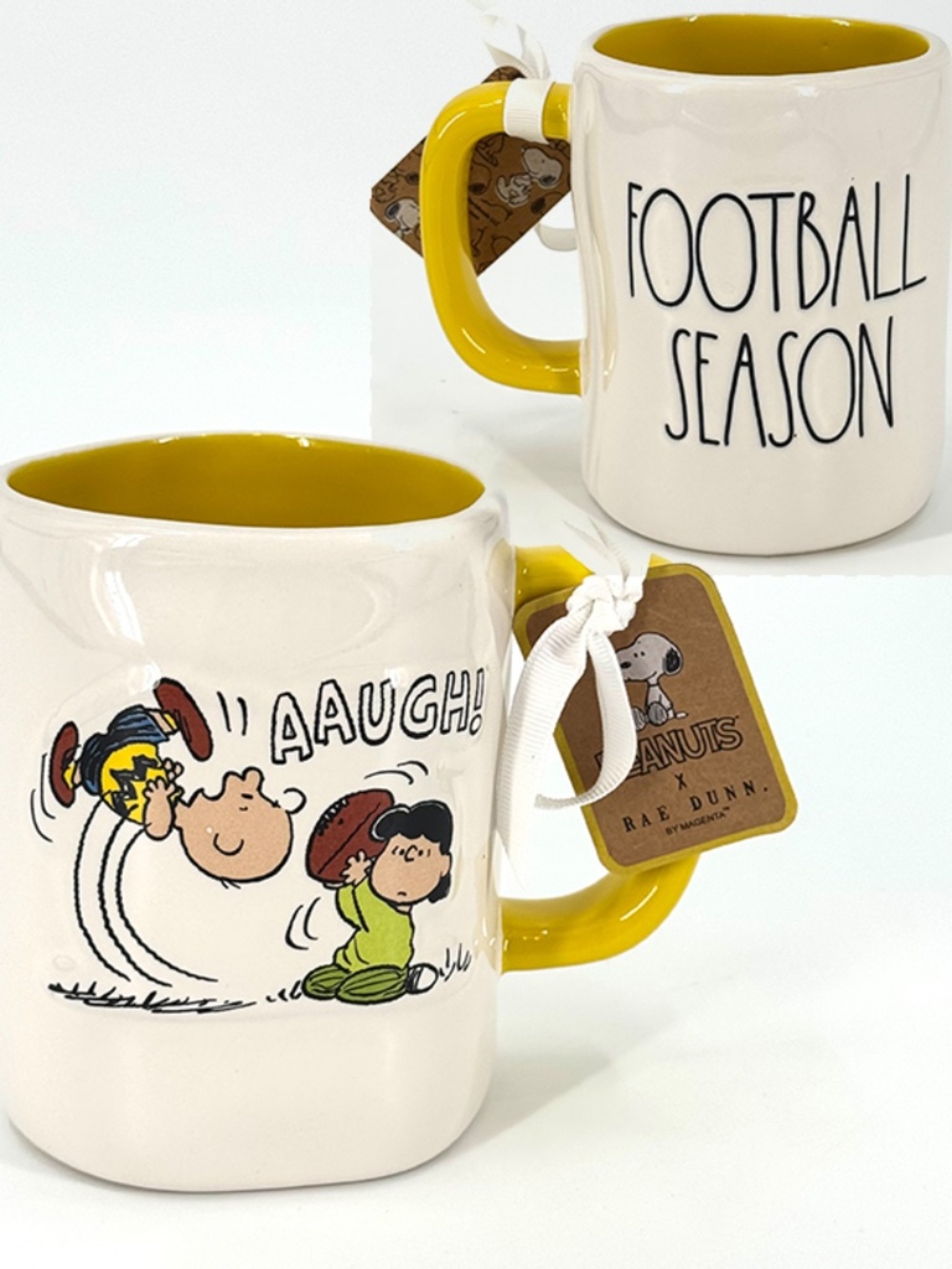 NWT Rae Dunn x Peanuts Football Season w/Charlie BrownCoffee Cup